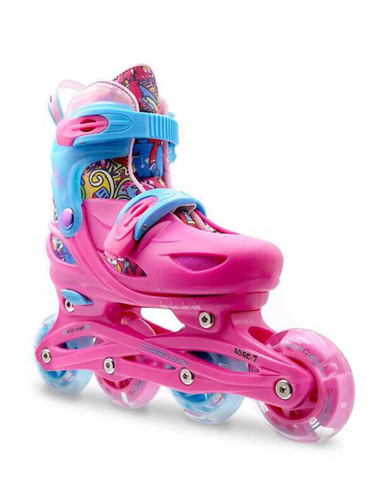 Inline Einstellbare Roller Mädchen Fuchsia