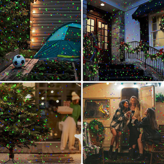 Christmas Spotlight LED with Blue / Green / Red / RGB Lighting with Remote Control