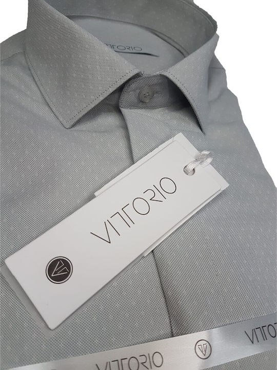 Vittorio Artist Herrenhemden Grau