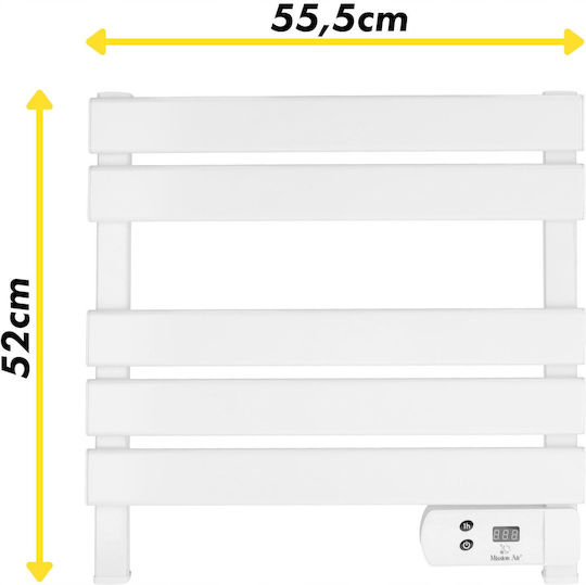 Mission Air Electric Towel Rail 150W 52x55cm White