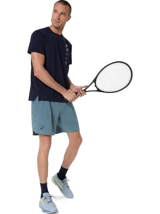 ASICS Game Seasonal Graphic 2041A351-401 Мъжка Блуза Синя
