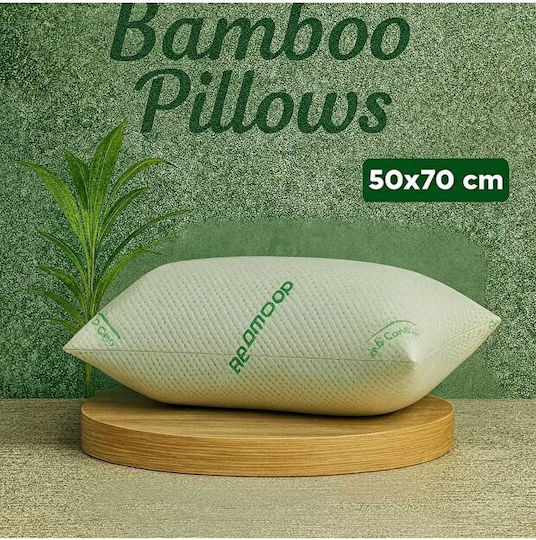 Stewehome Perna Ortopedică Din Bambus Cu Suport Pentru Gât Verde 50x70cm