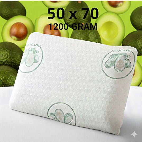 Stewehome Pernă Ortopedică Single Avocado Visco Cu Suport Pentru Gât Verde 50x70cm