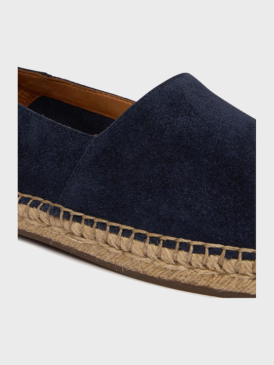 Suede Men's Espadrilles in Blue Colour