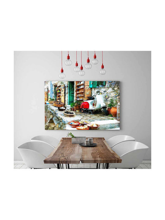 Canvas Painting Vespa Knv390 45cm X 65cm