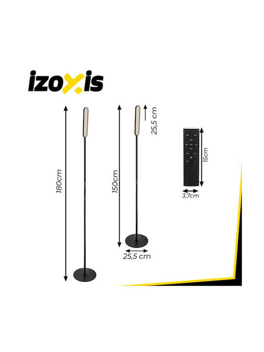 Izoxis LED Φωτιστικό Δαπέδου Υ180εκ. Μαύρο Izoxis LED Φωτιστικό Δαπέδου Υ180εκ. Μαύρο