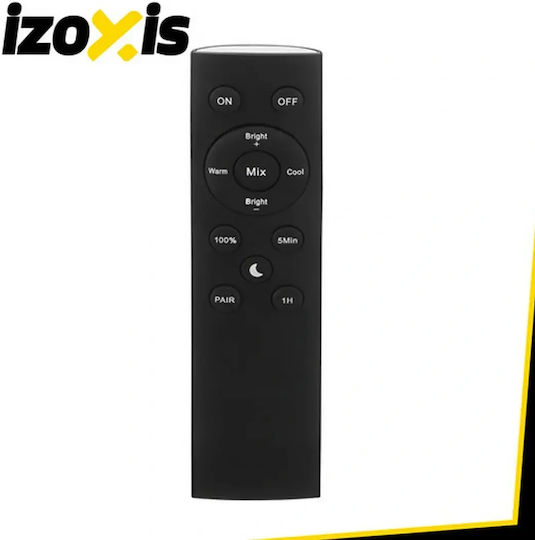 Izoxis LED Φωτιστικό Δαπέδου Υ180εκ. με Ρυθμιζόμενο Λευκό Φως Μαύρο