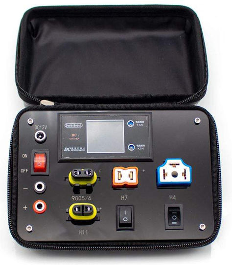 Led Αναλογικό Battery Tester με Κροκοδειλάκια