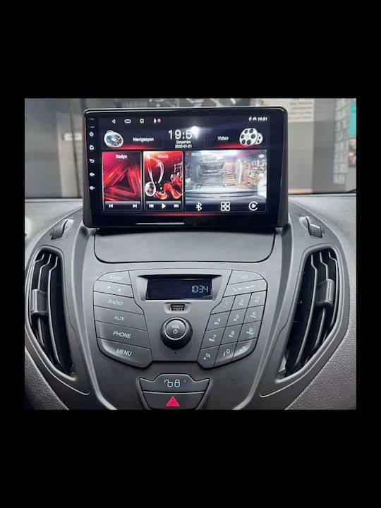 Digital IQ Car Audio System for Ford Tourneo / Courier 2014+ with Touch Screen 9" Bluetooth USB Wi-Fi GPS Apple CarPlay Android Auto Digital IQ 7180 CPAA