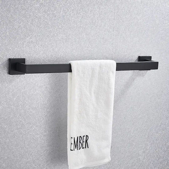 Wall Mounted Bathroom Accessory Set Inox Black