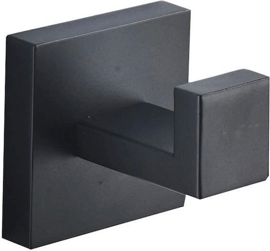 Wall Mounted Bathroom Accessory Set Inox Black