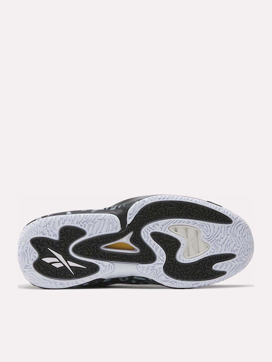 Engine A 26 + SE Cheetah Black White Low Basketball Shoes Black White Gold