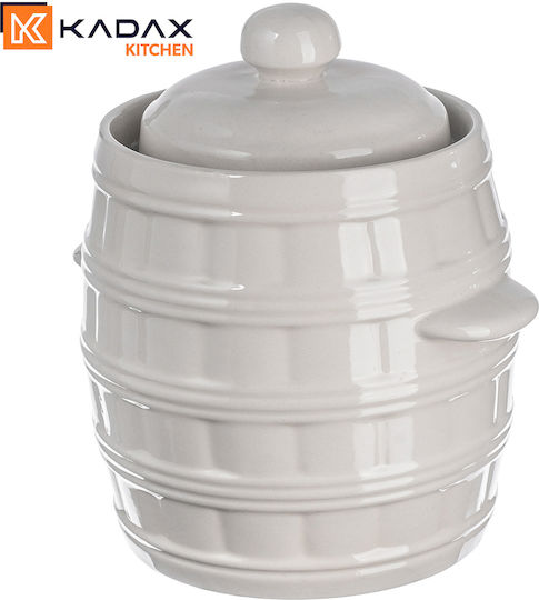 Kadax Kadax Allgemeine Verwendung Keramik Braune Glasvase mit Deckel 8000ml