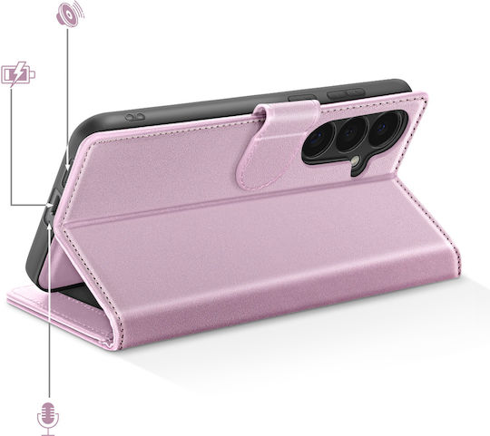 Mayaxess 2-in-1 Brieftasche Hülle Galaxy S26 Abnehmbarer Shell Rose Gold