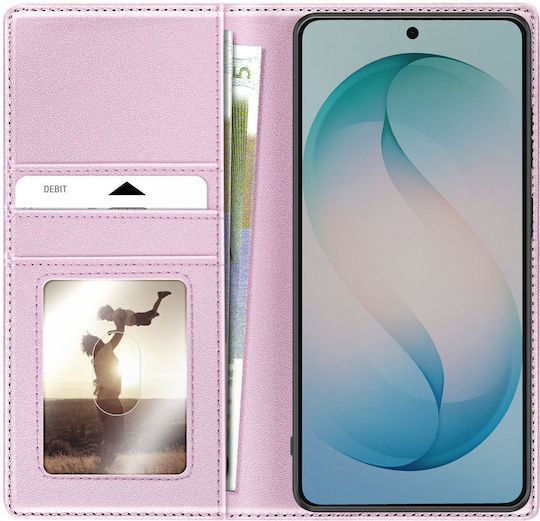 Mayaxess 2-in-1 Brieftasche Hülle Galaxy S26 Abnehmbarer Shell Rose Gold