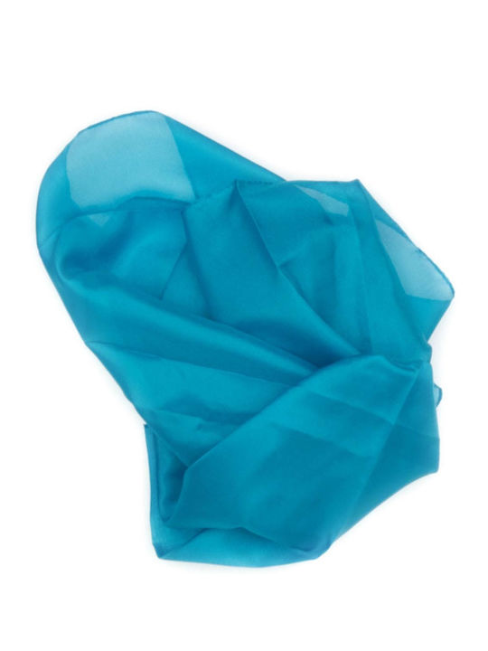 ButicCochet Women's Silk Shawl Turquoise