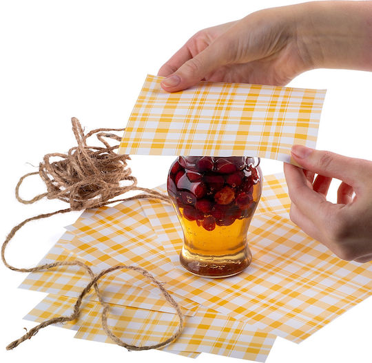 Lids Caps Jars Preserves Bottles Napkins + Jute String X10