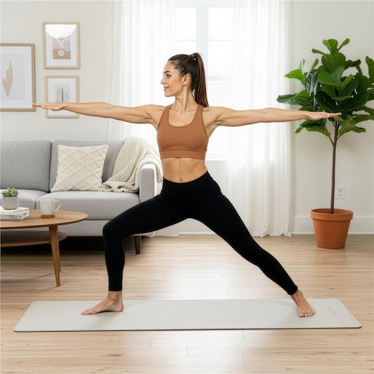 Exercise Mat Yoga Beige (183x61x1cm)