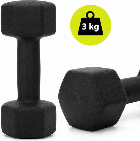 Set De Haltere Din Neopren Greutate Totală 12kg