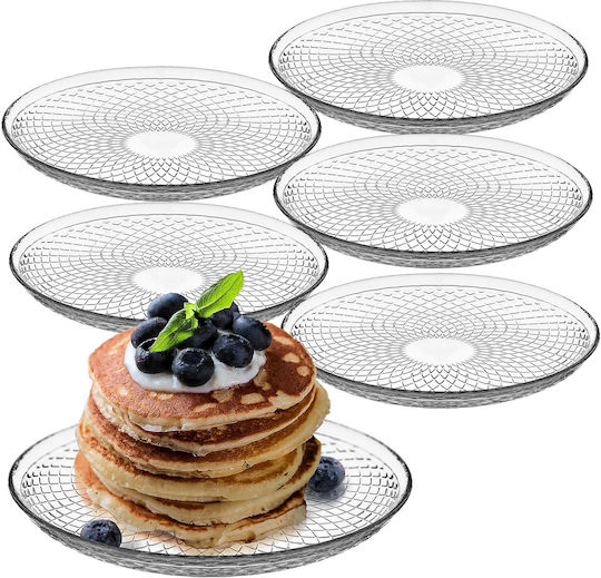 Kadax Servierplatten Und Schüsseln Süßigkeiten Glas Transparent Mit Durchmesser 17.5cm 6 Stück