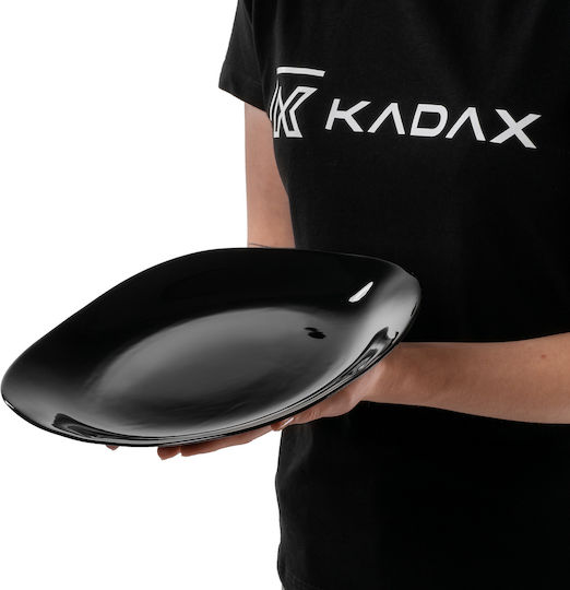 Kadax Πιάτο Ρηχό Τετράγωνο Γυάλινο Μαύρο 28x25.5cm 6τμχ Kadax Πιάτο Ρηχό Τετράγωνο Γυάλινο Μαύρο 28x25.5cm 6τμχ