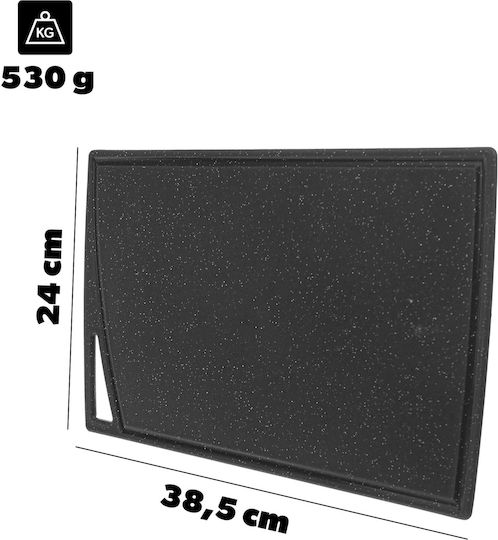 Kadax Schneidebrett Kunststoff Schwarzes 38,5x24cm Kadax Schneidebrett Kunststoff Schwarzes 38,5x24cm