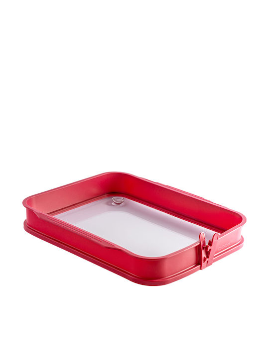 Pan Форма За Сладкарство За Торта Правоъгълна Стъклена 37x31x6.5см