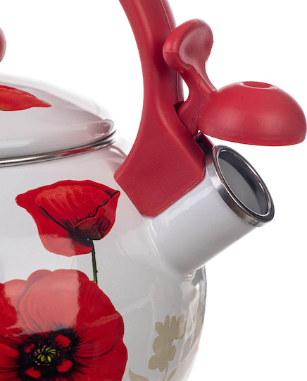 Kadax Кетъл Неръждаем Червен 2200ml