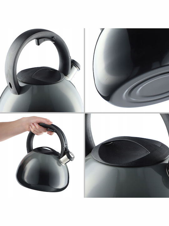 Kadax Βραστήρας Ανοξείδωτος Γκρι 2600ml