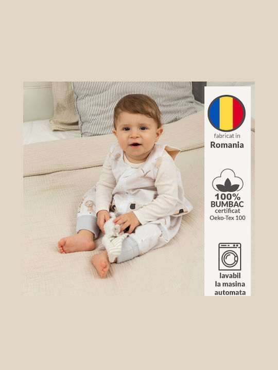 Kidizi Sac De Dormit De Vară Cu Picioare 0.5 Tog Bej
