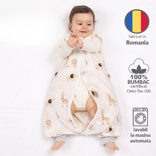 Kidizi Sac De Dormit De Vară Cu Picioare 0.5 Tog Bej