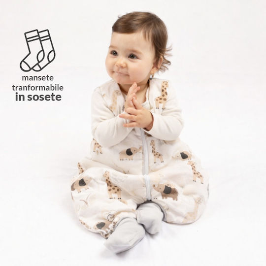 Kidizi Sac De Dormit De Vară Cu Picioare 0.5 Tog Bej