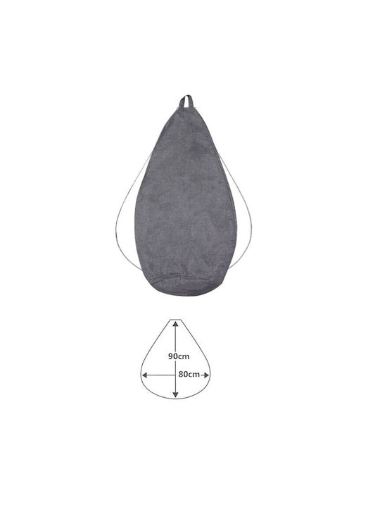 Gray Chair Cover 80x90cm