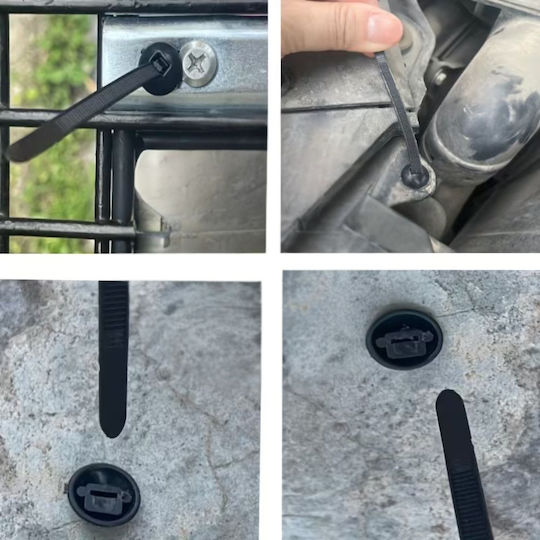 Δεματικά Καλωδίων Πλαστικά 95mmx5mm σε Μαύρο χρώμα (50τμχ) (EP-60478B-100)