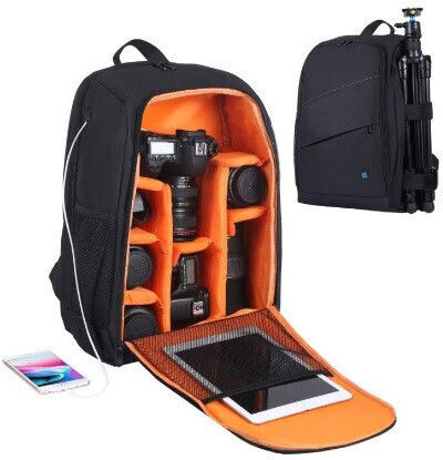 Puluz Kamerataschen & -hüllen Rucksack Schwarz