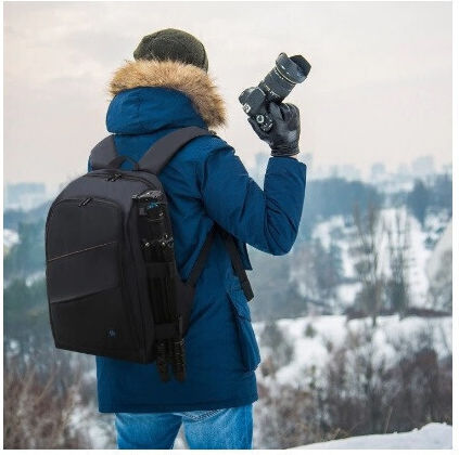 Puluz Kamerataschen & -hüllen Rucksack Schwarz