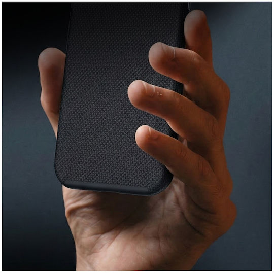 3MK Magcase Rückseite Kunststoff / Gehärtetes Glas / Silikon Schwarz für iPhone 16