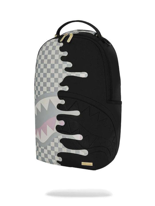 Sprayground Cream Check Schulranzen Płatēs Μαύρη