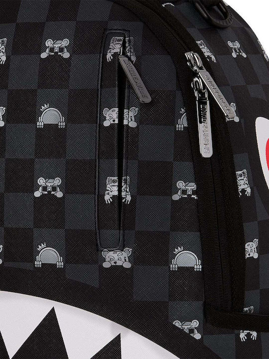 Sprayground Check Dlxsv School Backpack Gray