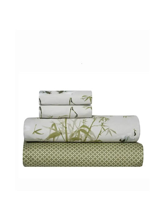 Kentia Stylish Double Bed Sheet Set 240x270cm 4 Pieces