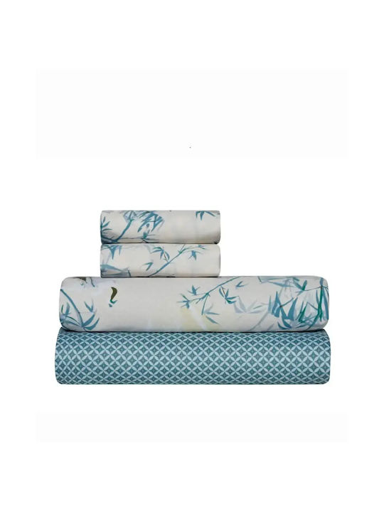 Kentia Stylish Set Bed Sheets Double 240x270cm 4 Pieces