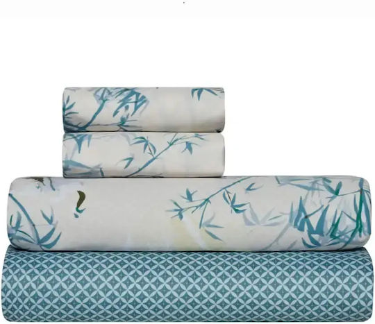 Kentia Stylish Set Bed Sheets Double 240x270cm 4 Pieces