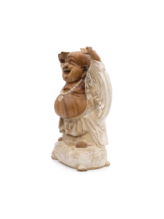 Ancient Wisdom Decorative Buddha Made of Wood 40cm