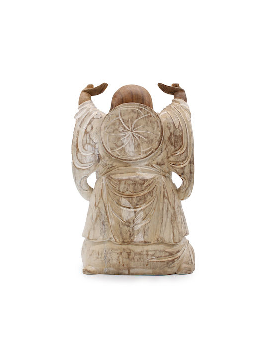 Ancient Wisdom Decorative Buddha Made of Wood 40cm