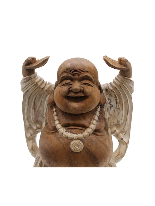 Ancient Wisdom Decorative Buddha Made of Wood 40cm