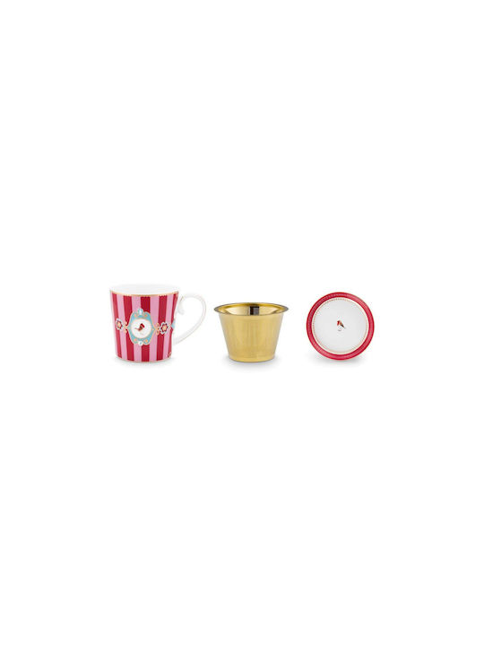 PiP Studio Κούπα Κεραμική Κόκκινη 300ml