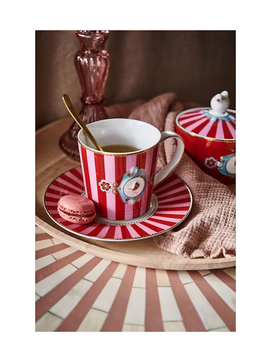 PiP Studio Κούπα Κεραμική Κόκκινη 300ml