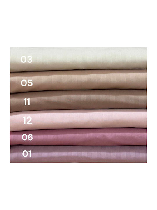 Linea Home Duvet Cover Double 220x240 Soft Beige