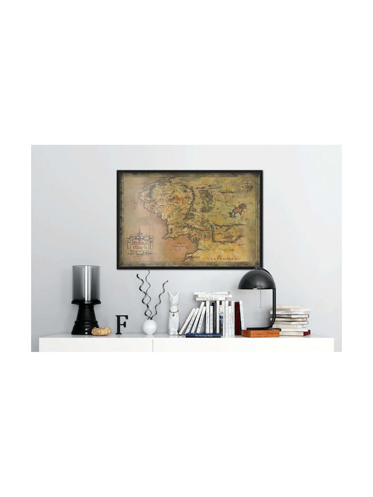 Lord Rings Map Middle Earth Poster 61 × 91.5 Cm Lord Rings Map Middle Earth Poster 61 × 91.5 Cm
