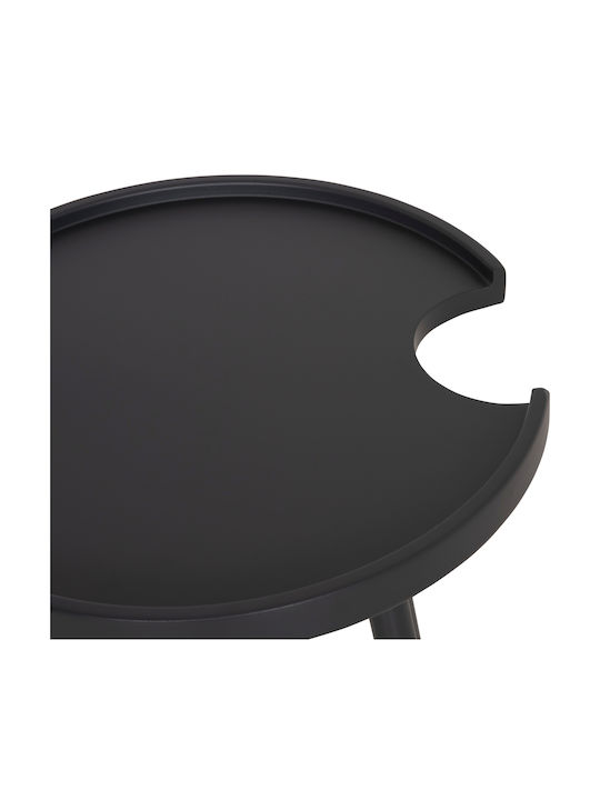 Auxiliary Table for Small Outdoor Spaces Aluminum Teroc Gray 47x47x53cm
